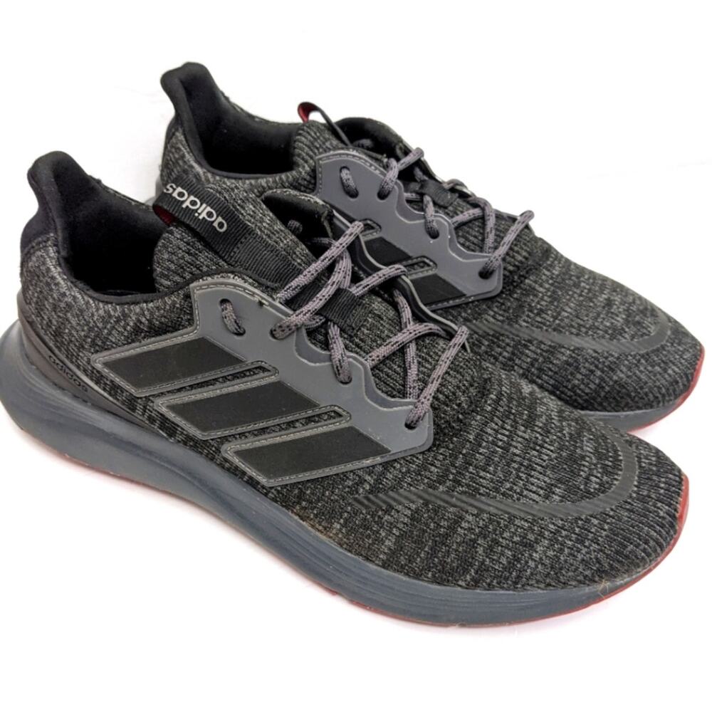 Adidas Cloudfoam Comfort Men Sneakers Size 11 Grey Black Causal Athletic Walking - Picture 1 of 7